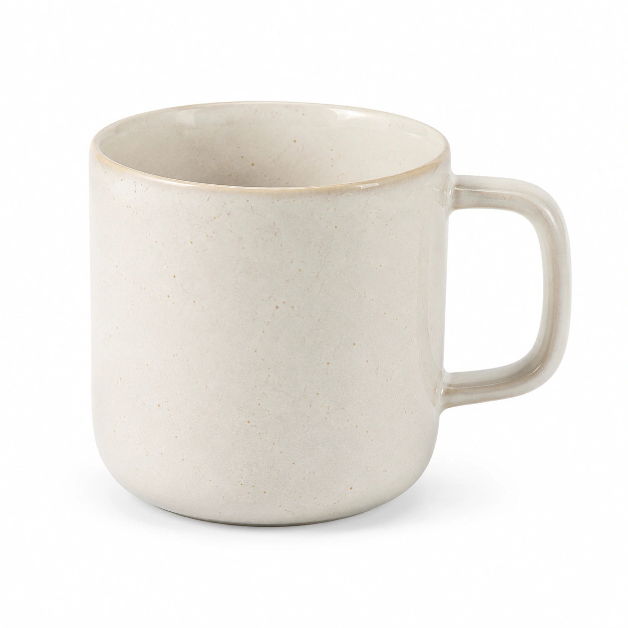 Tazza in ceramica 400 ml beige per bevande stile minimalista